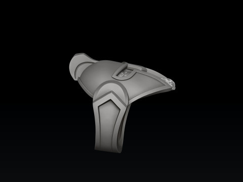 Warrior Helmet Ring 3D print model 3Dプリントモデル