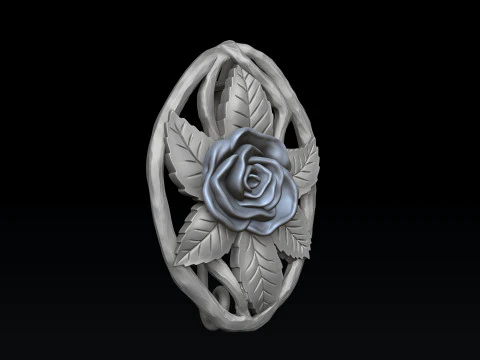 Rose Broosh 3D print model 3D Print Model