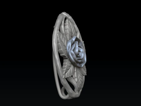 Rose Broosh 3D print model 3D Print Model