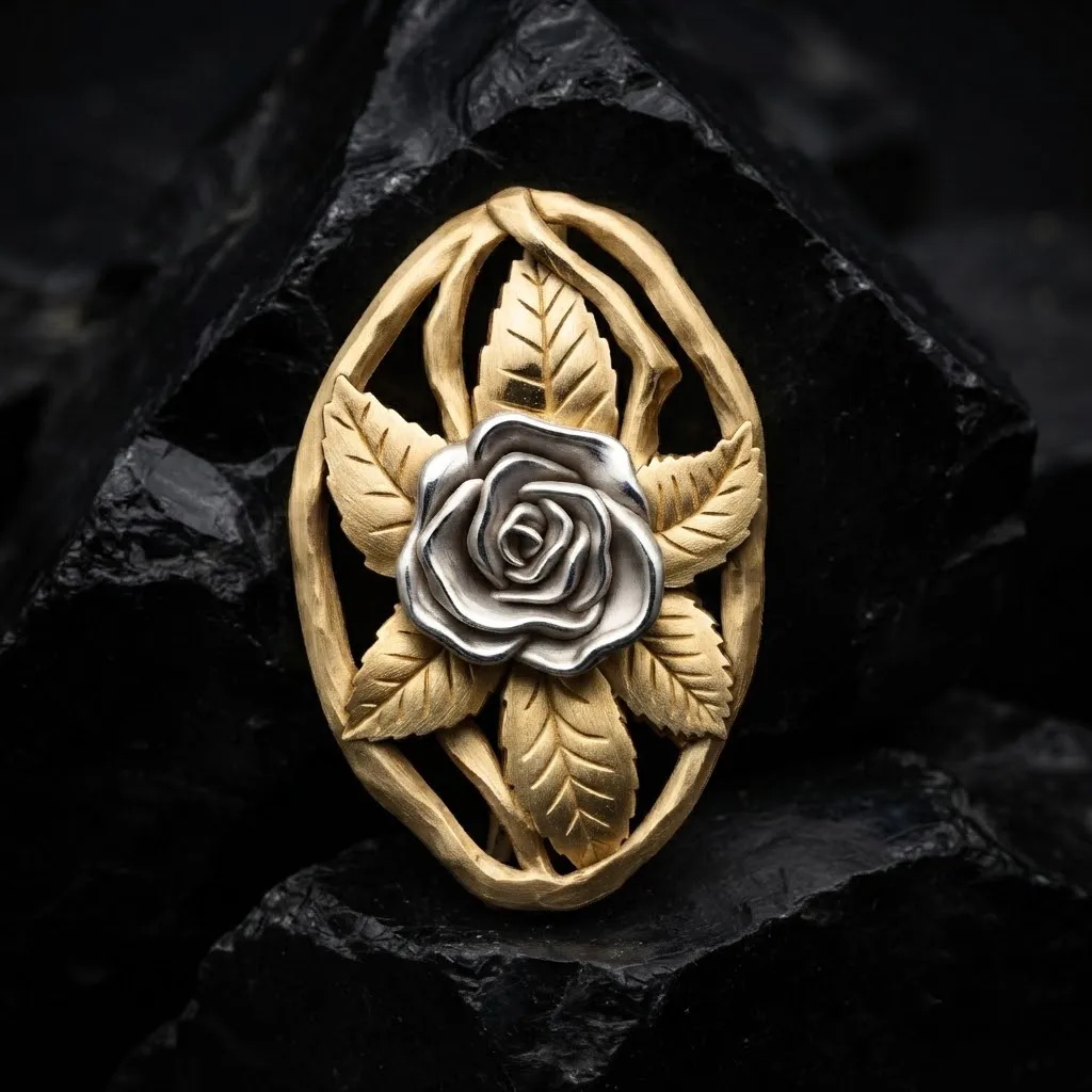 Rose Broosh 3D print model 3D Print Model .c4d .max .obj .3ds .fbx .stl .blend 