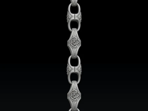 Rose Chain 3D print model 3D Print Model