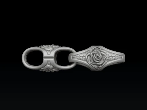 Rose Chain 3D print model 3D Print Model