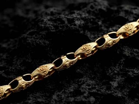 Rose Chain 3D-printmodel 3D printmodel