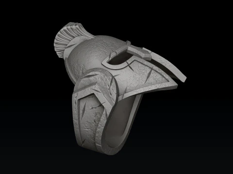 Helmet Ring V2 3D print model 3D Print Model