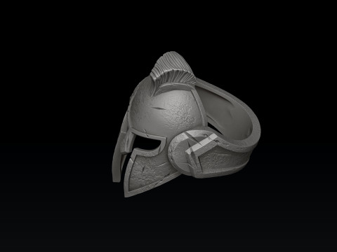 Helmet Ring V2 3D print model 3Dプリントモデル