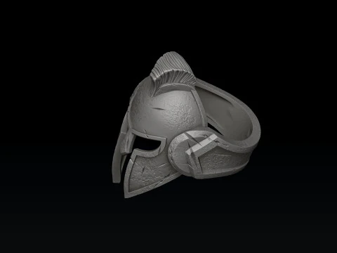 Helmet Ring V2 3D print model 3D Print Model