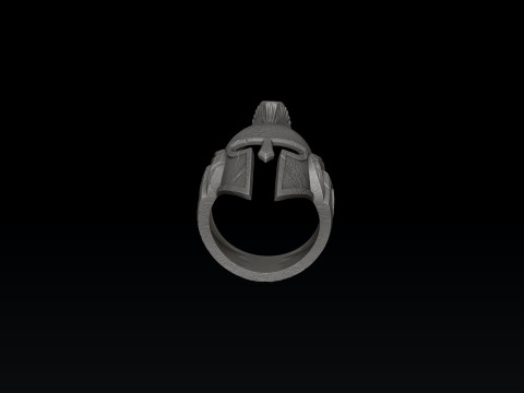 Helmet Ring V2 3D print model 3Dプリントモデル