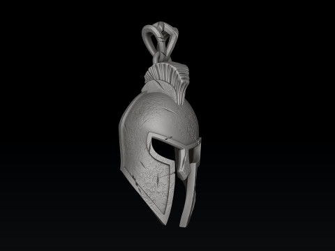 Helmet Ring Pendant V2 Collection 3D print model 3Dプリントモデル