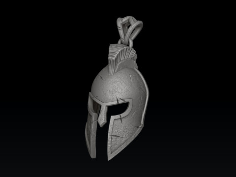 Helmet Ring Pendant V2 Collection 3D print model 3Dプリントモデル
