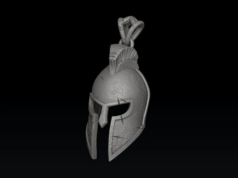 Cole&ccedil;&atilde;o de pingente de anel de capacete V2 Modelo de impress&atilde;o 3D Modelo de Impressão 3D