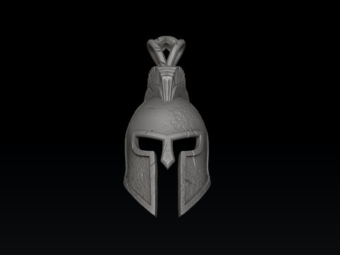 Helmet Ring Pendant V2 Collection 3D print model 3Dプリントモデル