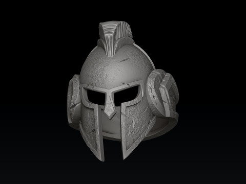 Helmet Ring Pendant V2 Collection 3D print model 3Dプリントモデル