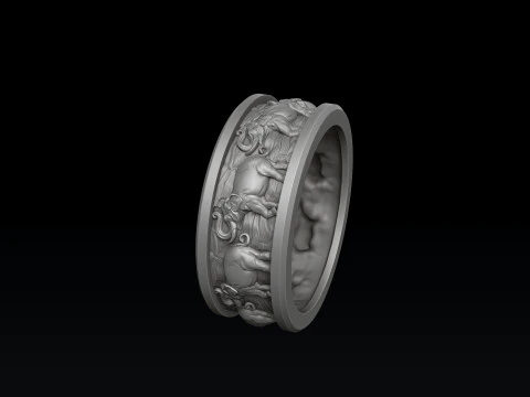Elephant Ring 3D print model 3D Print Model
