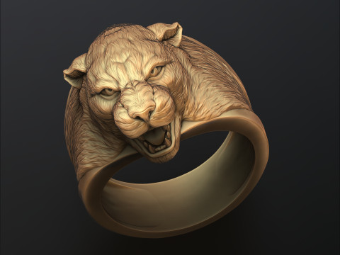 Pantere Ring V 2 3D print model Modello di stampa 3D