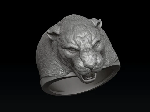 Pantere Ring V 2 3D print model 3D Print Model