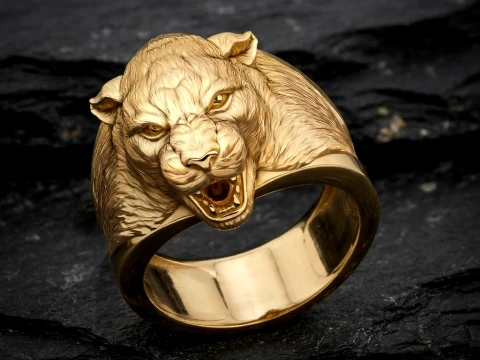 पैन्टेरे रिंग वी 2 3डी प्रिंट मॉडल 3D प्रिंट मॉडल