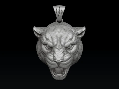Pantere Pendant V2 3D print model 3D Print Model