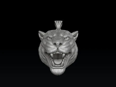 Pantere Pendant V2 3D print model 3D Print Model