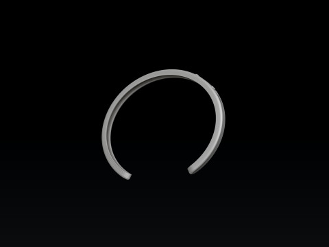 Rose Bracelet 3D print model 3Dプリントモデル