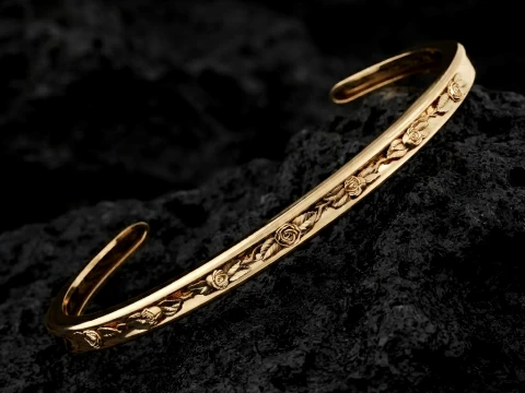 Pulsera de rosas Modelo de impresi&oacute;n 3D Modelo de impresión 3D