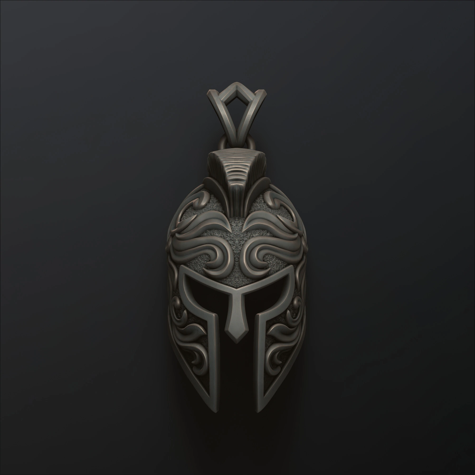 Helmet Pendant V3 3D print model 3D Print Model .c4d .max .obj .3ds .fbx .stl .blend 