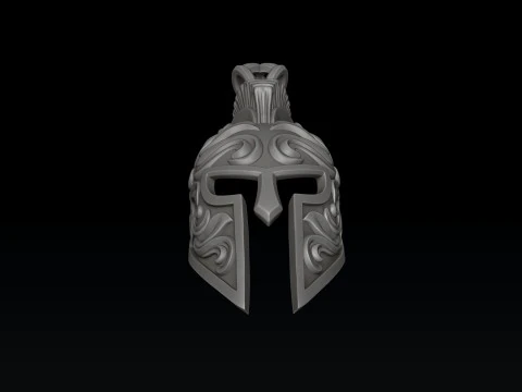 Helmet Pendant V3 3D print model 3D Print Model