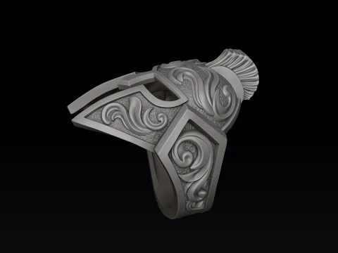 Helmet Ring v3 3D print model 3D Print Model