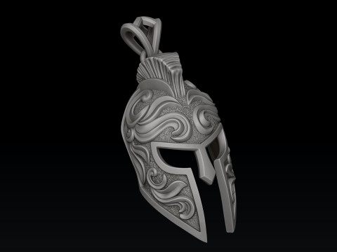 Helmet Pendant Ring V3 Collection 3D print model 3Dプリントモデル