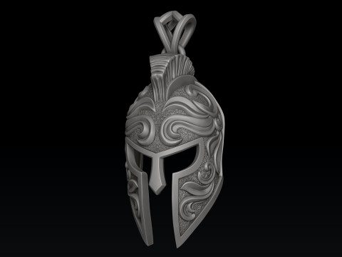 Helmet Pendant Ring V3 Collection 3D print model 3Dプリントモデル