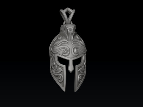 Helmet Pendant Ring V3 Collection 3D print model 3Dプリントモデル