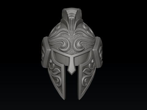 Helmet Pendant Ring V3 Collection 3D print model 3Dプリントモデル