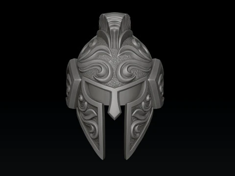 Anello pendente per casco Collezione V3 Modello di stampa 3D Modello di stampa 3D