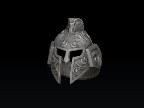 Anello pendente per casco Collezione V3 Modello di stampa 3D Modello di stampa 3D