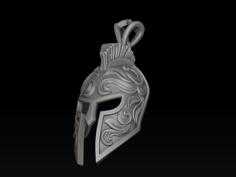 Helmet Pendant Ring V3 Collection 3D print model 3Dプリントモデル