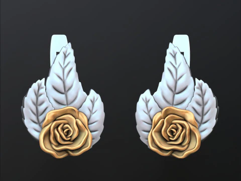 Rose Jewelry Collection 3D Print Model