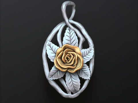 Rose Jewelry Collection 3D Print Model