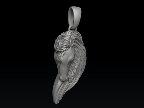 Pegasus Pendant 3D print model 3D printmodel