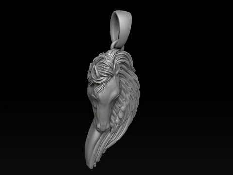 Pegasus Pendant 3D print model 3D Print Model