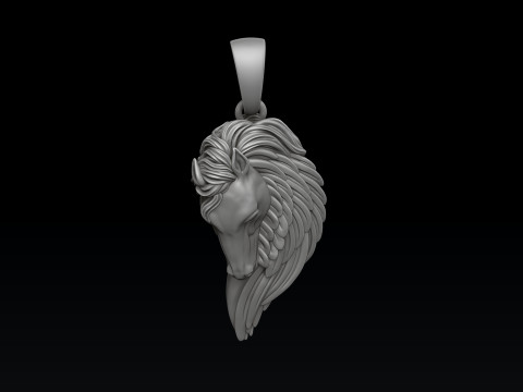 Pegasus Pendant 3D print model 3D printmodel