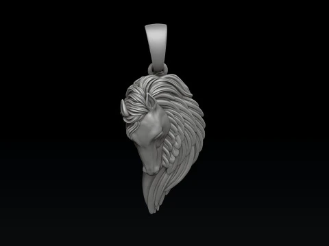 Pegasus Pendant 3D print model 3D Print Model