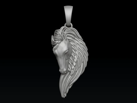 Pegasus Pendant 3D print model 3D Print Model