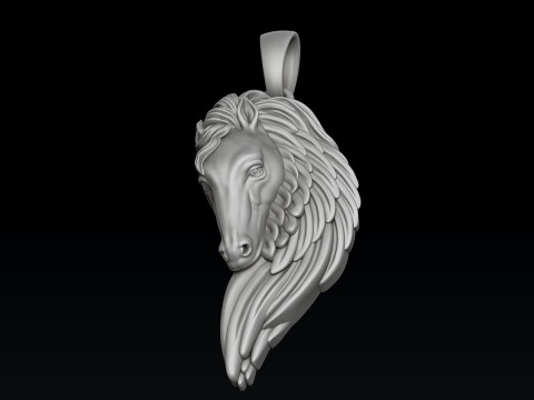 Pegasus Pendant 3D print model 3D printmodel