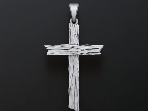 Дерев'яний хрестик з 3D-принтом 3D Принт Модель