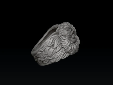 Owl Pendant Ring v2 Collection 3D print models 3D Print Model