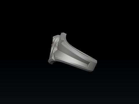 Praying Holy Mary Ring 3D print model 3D Print Model