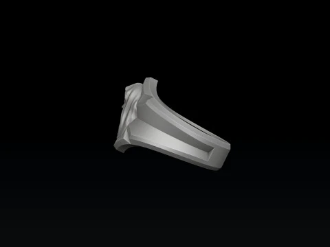 Praying Holy Mary Ring 3D print model 3D Print Model