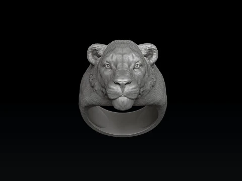 Колекція кільця левиці. 3D друкована модель 3D Принт Модель