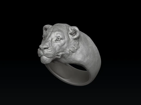 Колекція кільця левиці. 3D друкована модель 3D Принт Модель