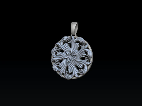 S&uuml;s Detaylı Kolye Ucu 3D baskı modeli 3D Baskı Modeli