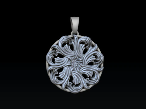 S&uuml;s Detaylı Kolye Ucu 3D baskı modeli 3D Baskı Modeli